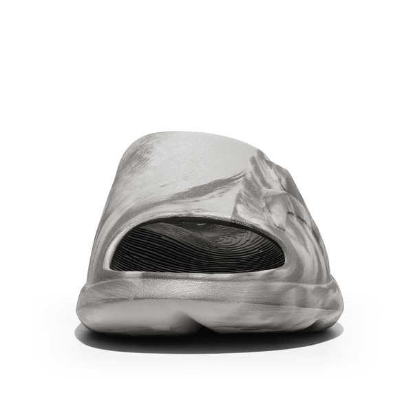 [Flow] Unisex Arch Support Slide Sandals  - LIGHT GREY-DARK GREY - 4